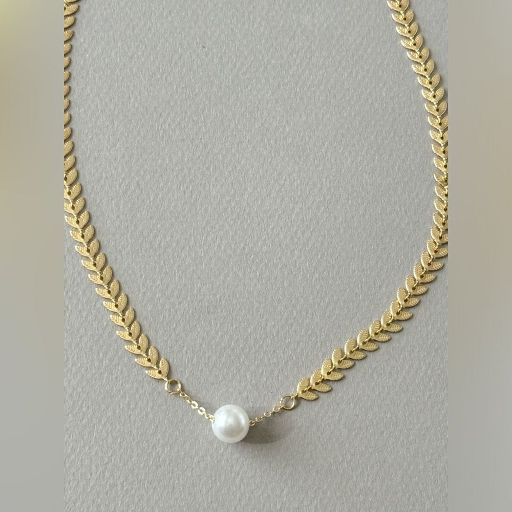 boho pearl necklace A766 - Picture 5 of 5